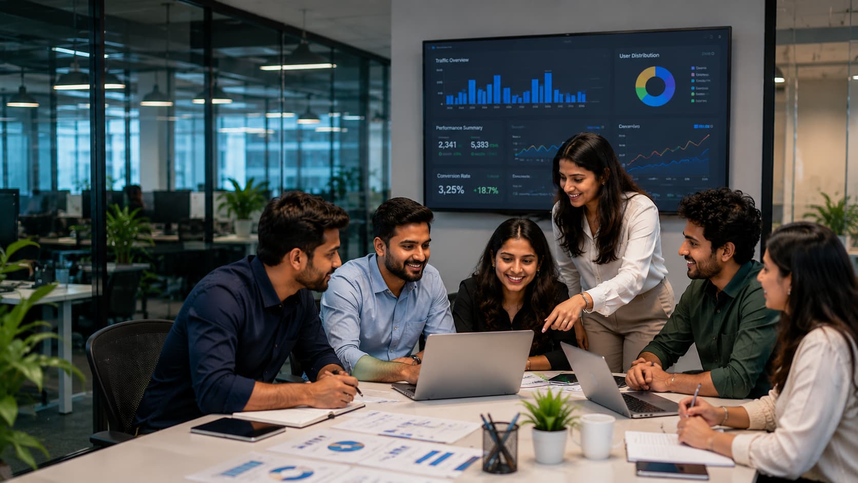 The Nexolution team at work in Coimbatore